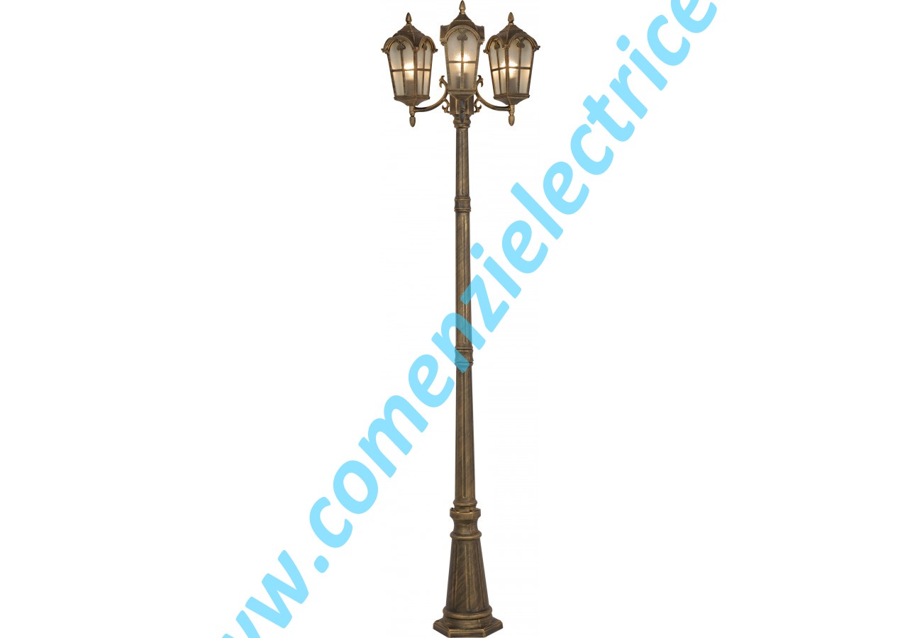 Stalp de gradina Spokane 6 5550 3xE27 IP44